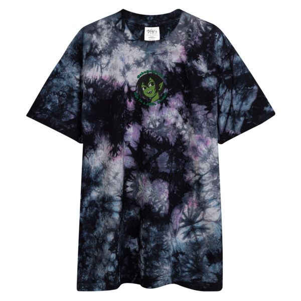 GoboGo.Quest Logo - I'm a Goblin Oversized tie-dye t-shirt