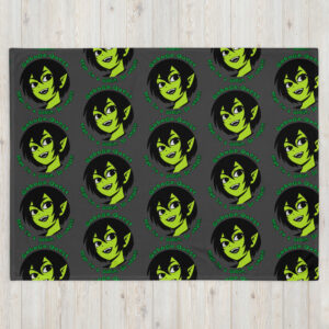 GoboGo.Quest Logo - I'm a Goblin Throw Blanket