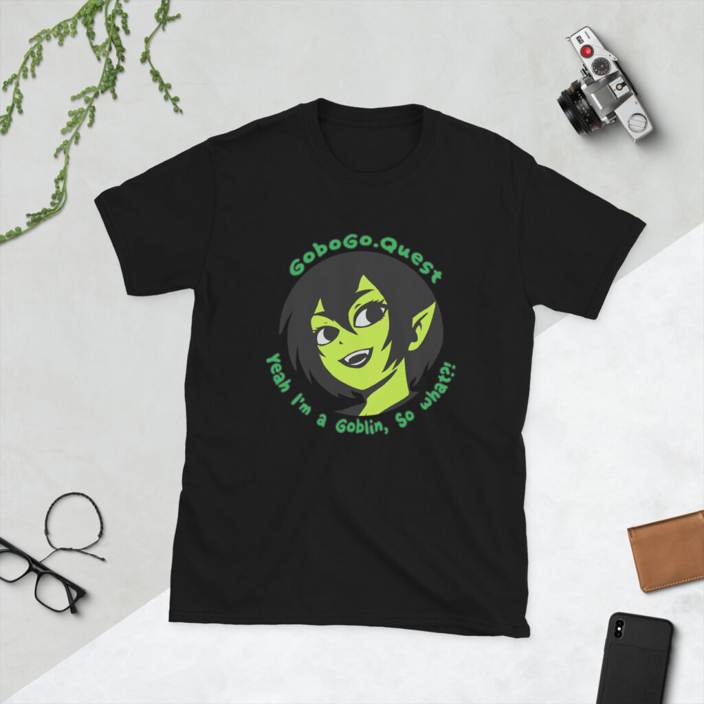 GoboGo.Quest Logo - I'm a Goblin Short-Sleeve Unisex T-Shirt