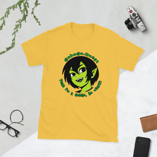 Gobogo.Quest Logo Short-Sleeve Unisex T-Shirt - Image 13