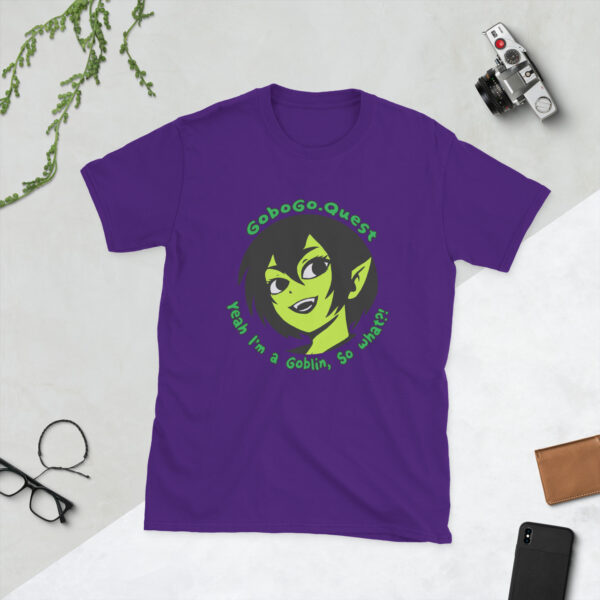 Gobogo.Quest Logo Short-Sleeve Unisex T-Shirt - Image 4