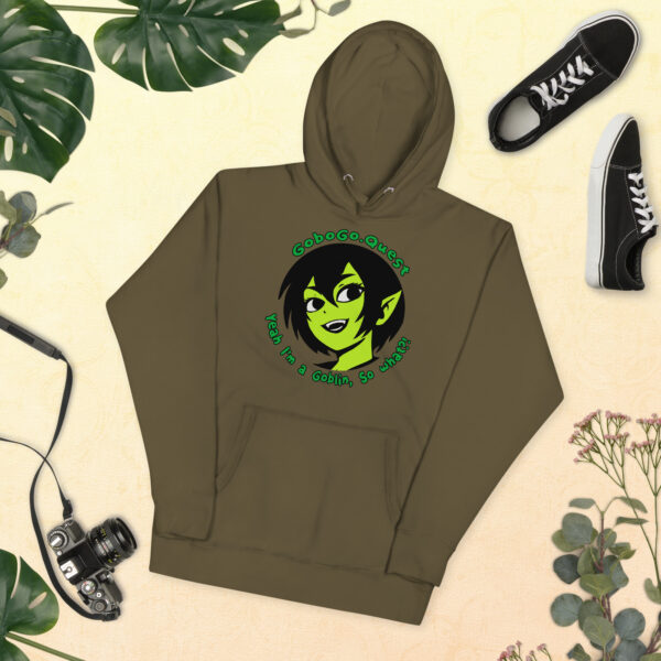 Gobogo.Quest Logo - Im a Goblin Unisex Hoodie - Image 9
