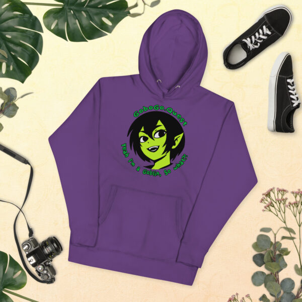 Gobogo.Quest Logo - Im a Goblin Unisex Hoodie - Image 7