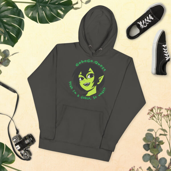 Gobogo.Quest Logo - Im a Goblin Unisex Hoodie - Image 5